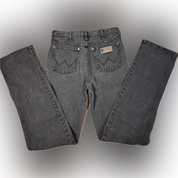 Vintage Black denim wranglers size 29 x 36 - Picture 4 of 8